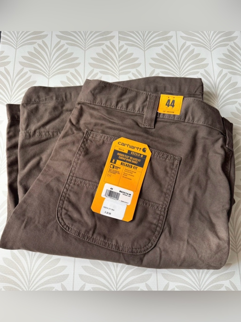 Carhartt Men's Relaxed Fit Cargo Shorts in Brown 44